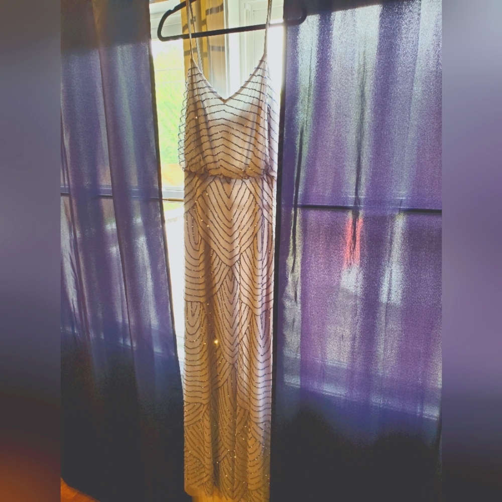 Adrianna Papell bridesmaids dress
